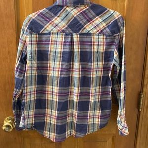 Flannel button down long sleeve shirt 16